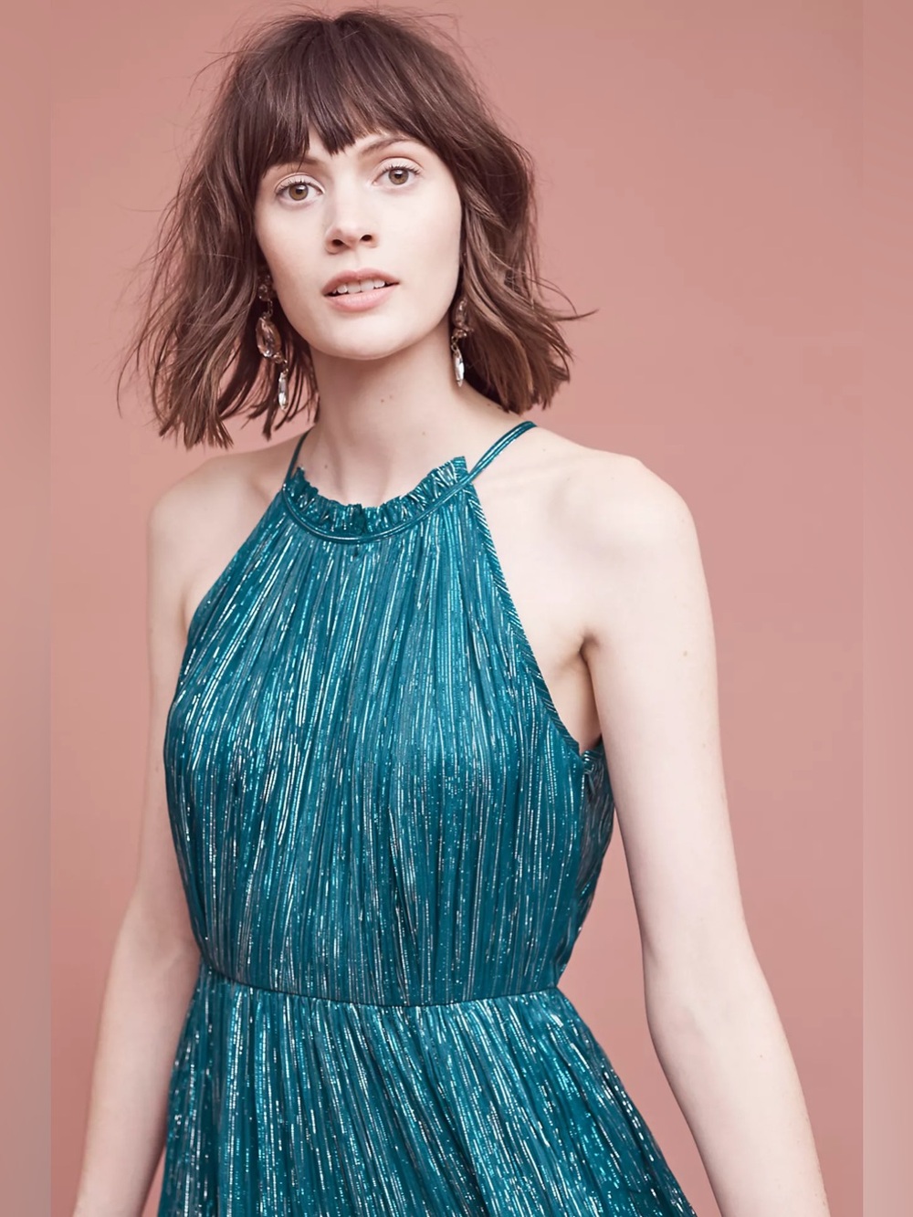 Celestial Halter Gown by Ranna Gill - Picture 10 of 10
